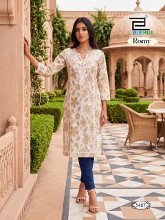 Blue hills romy  kurti wholesale new bombay market